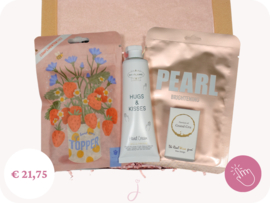 Bedankt cadeau  "Hugs & Kisses" - Brievenbus cadeau