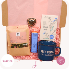 Sterkte cadeau Ik denk aan je - Cadeaubox