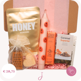 Selfcare cadeau Honey - Brievenbus cadeau