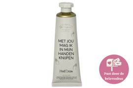 Handcrème "Met jou mag ik in mijn handen knijpen"