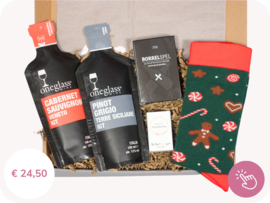Kerstcadeau man "Kerstborrel" - Brievenbus cadeau