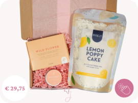 Brievenbus cadeau Wild Flower & Poppy - Sterkte cadeau