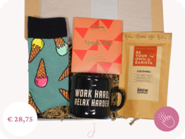 Cadeau voor een man Ice & Coffee - Cadeaubox