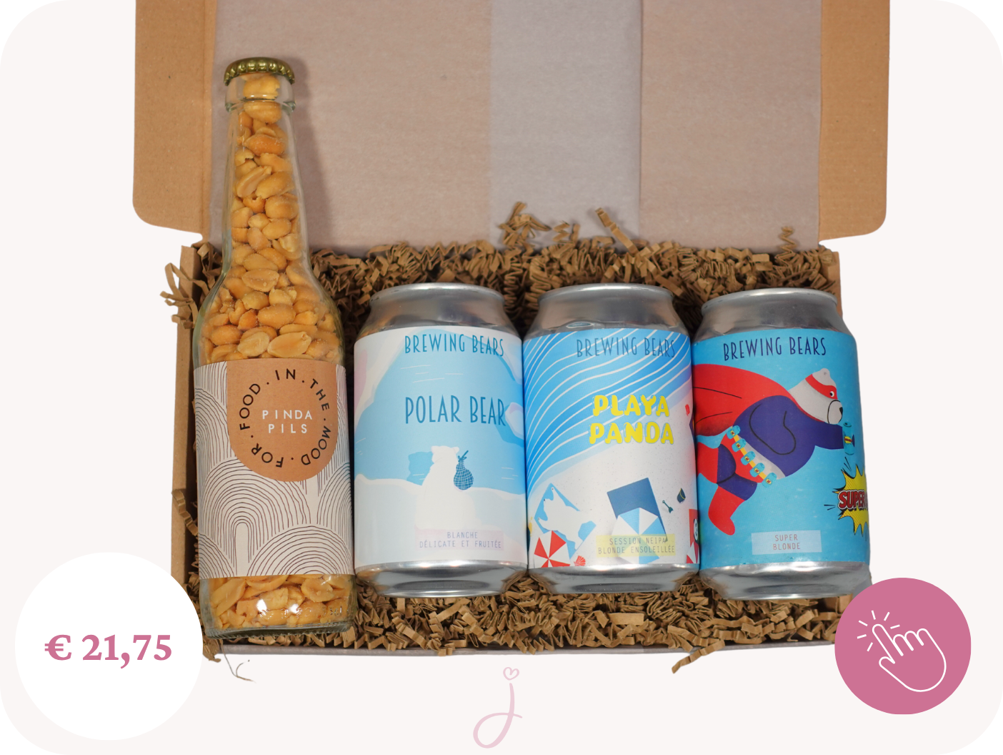 Cadeau voor een man "Bierpakket" - Cadeaubox