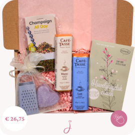 Huwelijkscadeau Champaign all day - Brievenbus cadeau