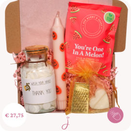 Bedankt cadeau Thank you melon times - Cadeaubox