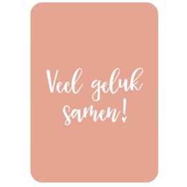 Kaart - Veel geluk samen
