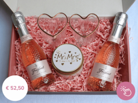 Huwelijkscadeau "Just Married" - Cadeaubox