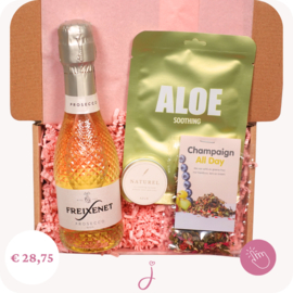 Verjaardagscadeau Champaign All Day - Cadeaubox