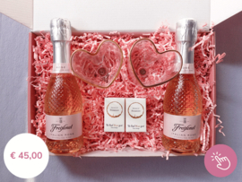 Huwelijkscadeau "Bubbels" - Cadeaubox