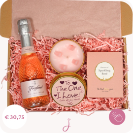 Cadeau voor Moederdag Sparkling love - Cadeaubox