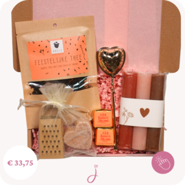 Verjaardagscadeau Feestje per post - Brievenbus cadeau