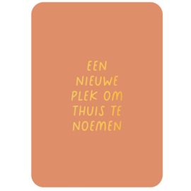 Kaart - Een nieuwe plek om thuis te komen