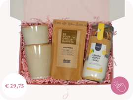 Verhuis cadeau "Koffieleut" - Cadeaubox