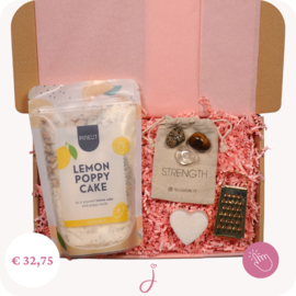 Sterkte cadeau Poppy heart - Brievenbus cadeau