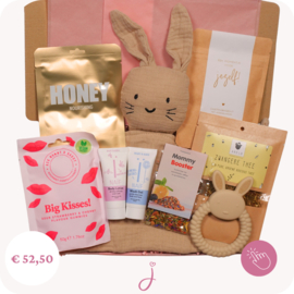 Zwangerschapsverlof cadeau Happy mama, happy baby - Brievenbus cadeau