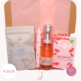 Verjaardagscadeau Big Birthday Kiss - Cadeaubox