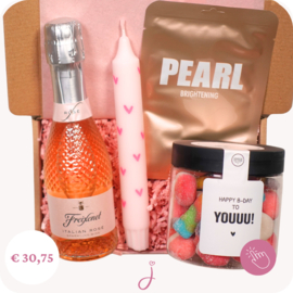 Verjaardagscadeau Happy B-day - Cadeaubox