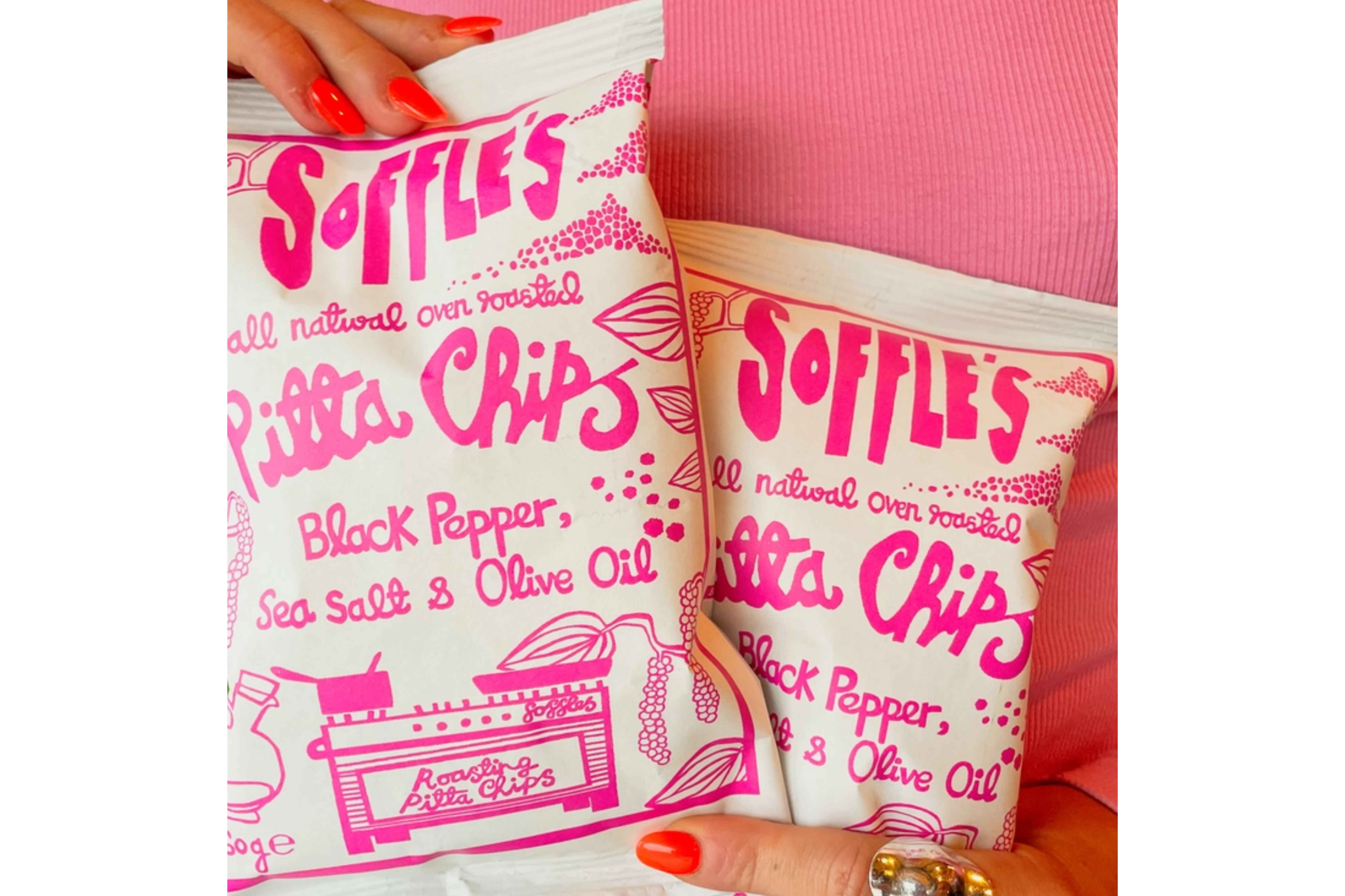 Zwarte peper pittachips