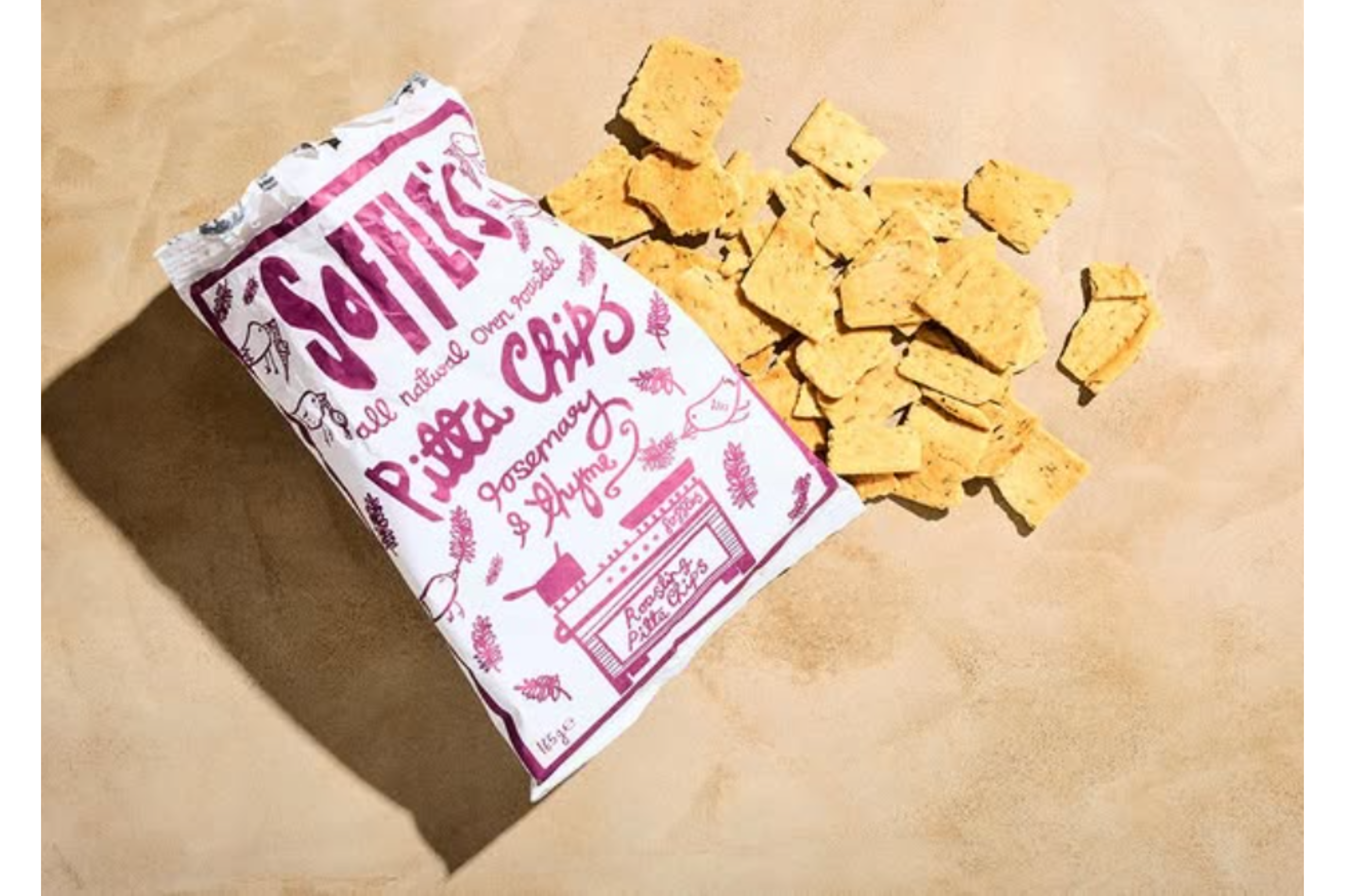 Rozemarijn tijm pittachips