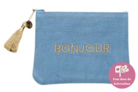 Make-up tasje - Bonjour