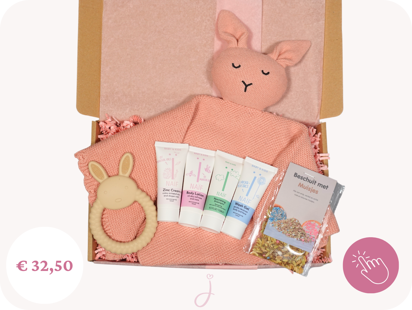 Brievenbus cadeau  Oh Baby - Geboorte cadeau