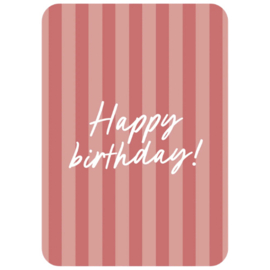 Kaart - Happy Birthday