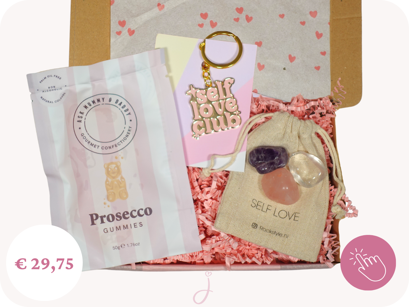 Brievenbus cadeau Self care club - Selfcare cadeau