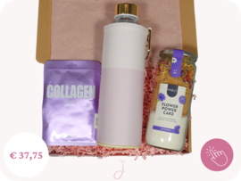 Dag van de Secretaresse cadeau "Flower Power" - Cadeaubox