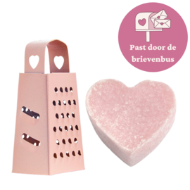Geurhartje Lilly met roze rasp