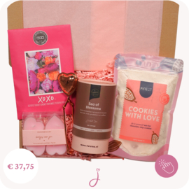 Weer thuis cadeau "Welkom thuis" - Cadeaubox