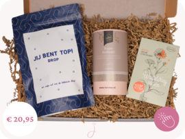 Cadeau voor een man "Super bedankt" - Cadeaubox
