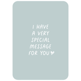 Kaart - Very special message