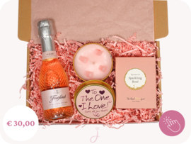 Cadeau voor Moederdag "Sparkling love" - Cadeaubox