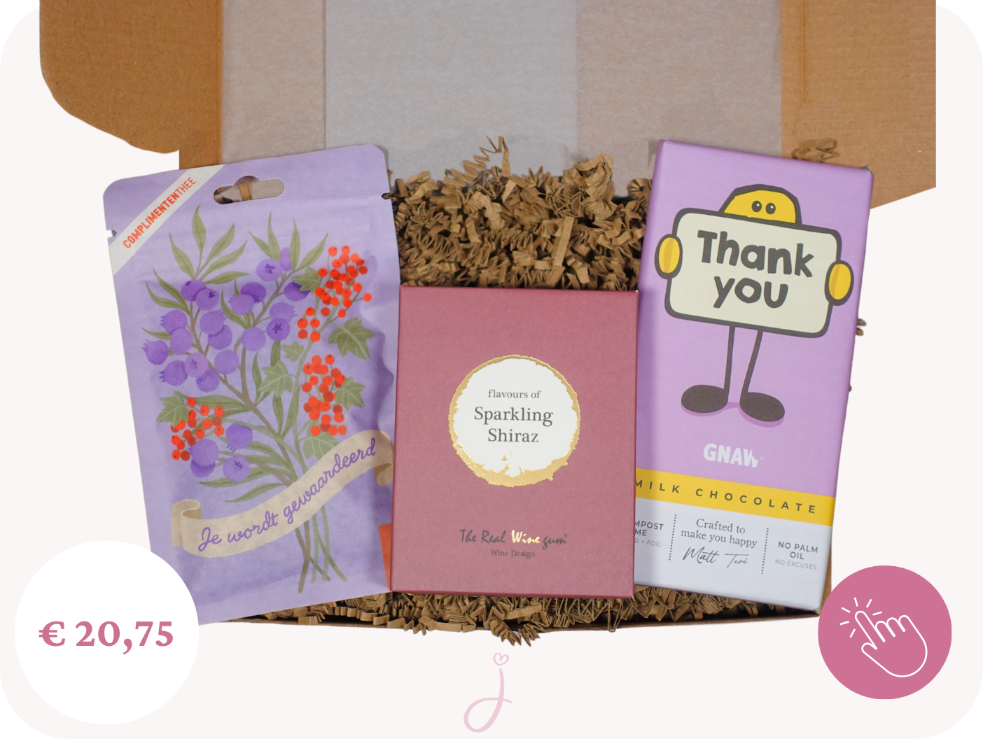 Brievenbuscadeau voor een man "Thank you"
