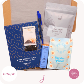 Brievenbus cadeau voor een man - Blue