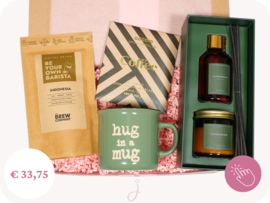 Cadeaubox Hug in a mug - Verhuis cadeau