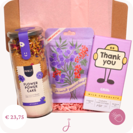 Cadeau voor Moederdag Flower Power - Cadeaubox
