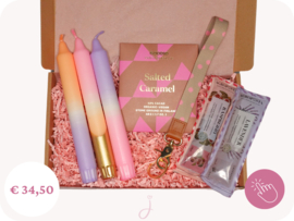 Verhuis cadeau  "Pink Gold" - Brievenbus cadeau