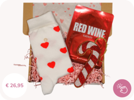 Kerstcadeau "Christmas hearts" - Brievenbus cadeau