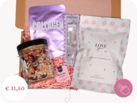 Cadeau vriendin "Love & care" - Cadeaubox