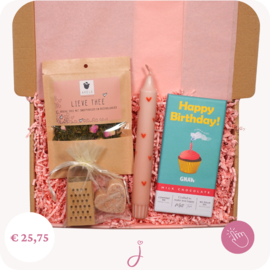 Verjaardagscadeau Lieve verjaardagsgroet - Brievenbus cadeau