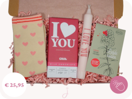 Cadeau vriendin "Alles is liefde" - Brievenbus cadeau