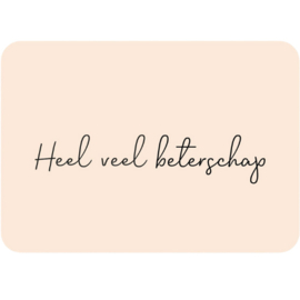 Kaart - Heel veel beterschap