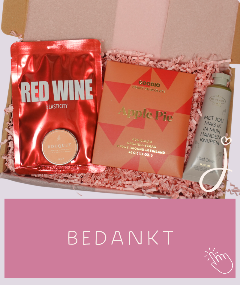 Bedankt cadeau bezorgen