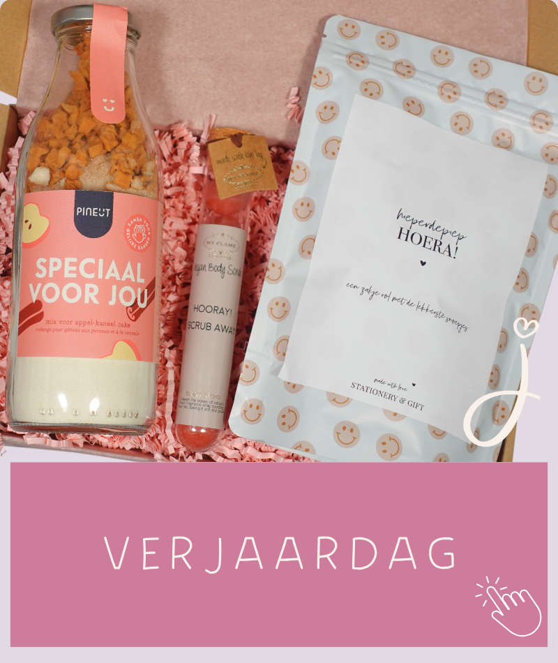 Verjaardagscadeau bezorgen