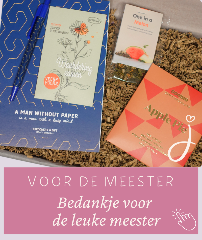Cadeau voor de meester