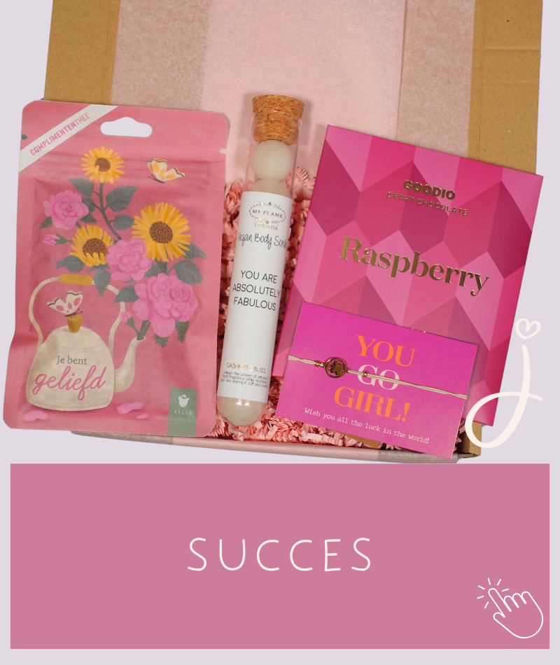 Succes brievenbus cadeau bezorgen