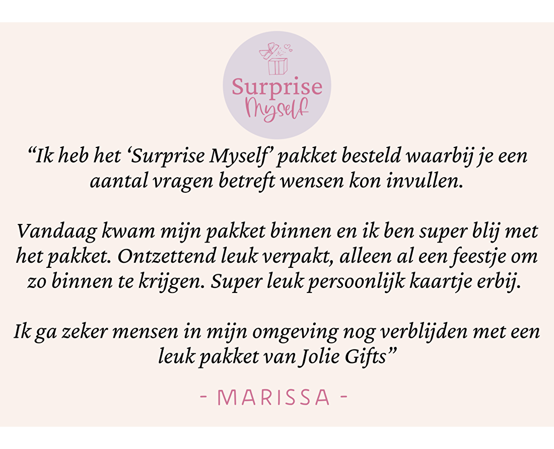 Cadeau aan mezelf