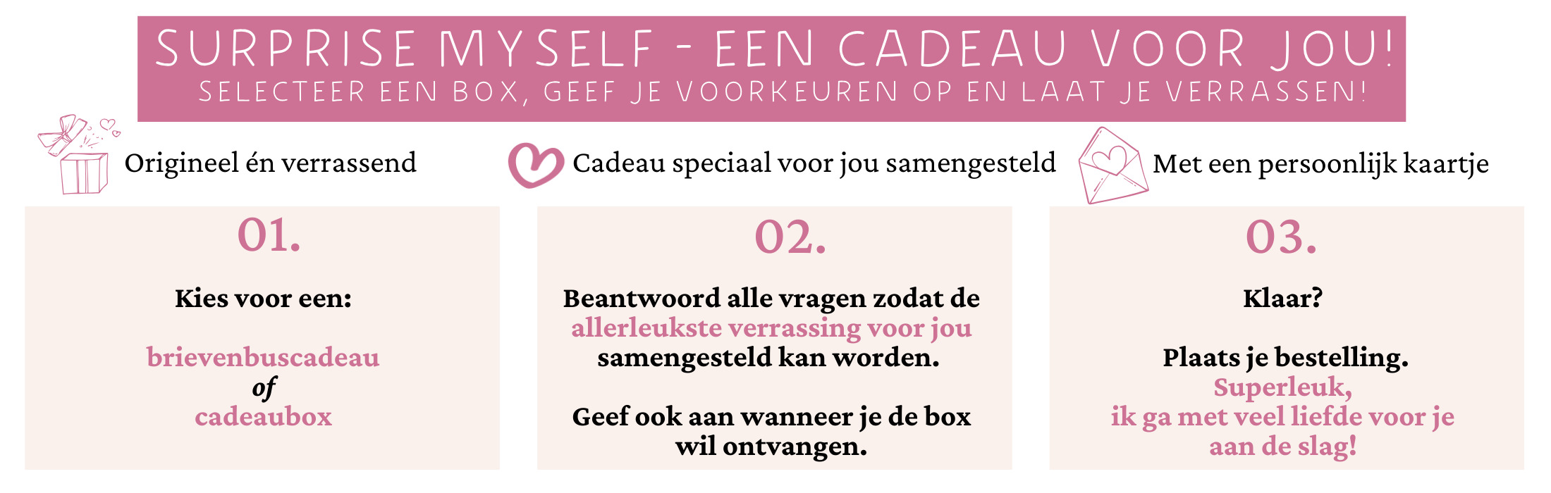 Cadeau voor mezelf laten bezorgen